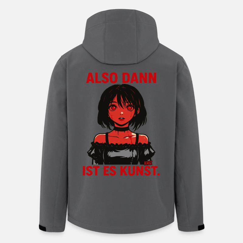 LSO DANN IST ES KUNST. - Recycelte Männer Softshell-Jacke von Stanley/Stella - Anthrazit