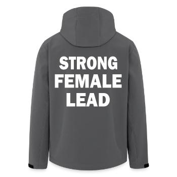 strong female lead - Recycelte Männer Softshell-Jacke von Stanley/Stella - Anthrazit - Hinten - AI Model Male 185 light (185cm)