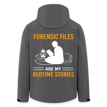 True Crime Krimi - Recycelte Männer Softshell-Jacke von Stanley/Stella - Anthrazit - Hinten - AI Model Male 185 light (185cm)