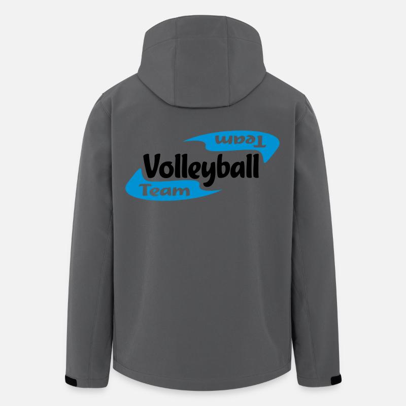 volleyball - Men’s Recycled Softshell Jacket by Stanley/Stella - anthracite