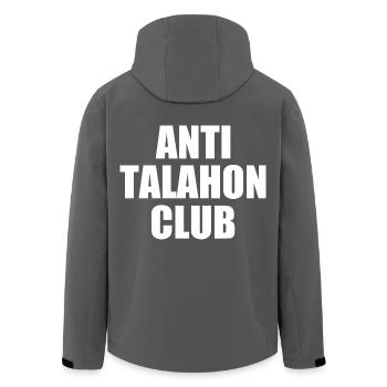 Anti talahon club - Recycelte Männer Softshell-Jacke von Stanley/Stella - Anthrazit - Hinten - AI Model Male 185 light (185cm)