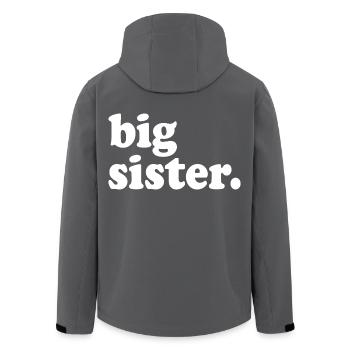 Big sister - Recycelte Männer Softshell-Jacke von Stanley/Stella - Anthrazit - Hinten - AI Model Male 185 light (185cm)