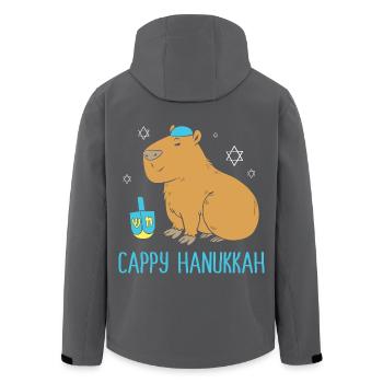 Hanukkah Chanukkah Hanukah - Recycelte Männer Softshell-Jacke von Stanley/Stella - Anthrazit - Hinten - AI Model Male 185 light (185cm)