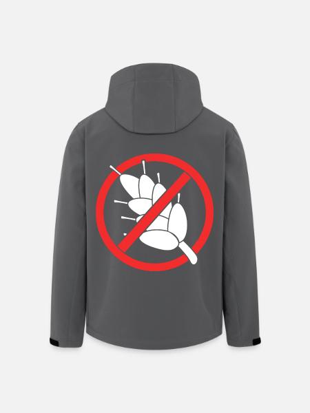 Zöliakie Glutenfrei - Recycelte Männer Softshell-Jacke von Stanley/Stella - Anthrazit