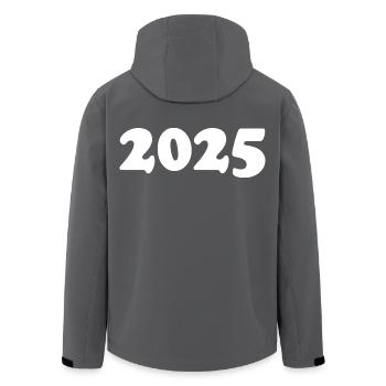 2025 - Recycelte Männer Softshell-Jacke von Stanley/Stella - Anthrazit - Hinten - AI Model Male 185 light (185cm)