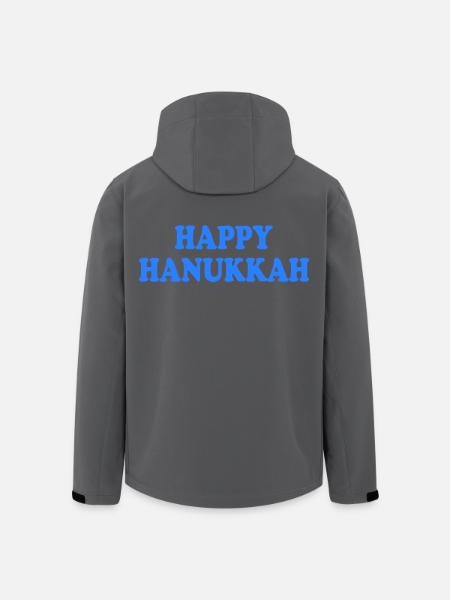 happy hanukkah - Recycelte Männer Softshell-Jacke von Stanley/Stella - Anthrazit