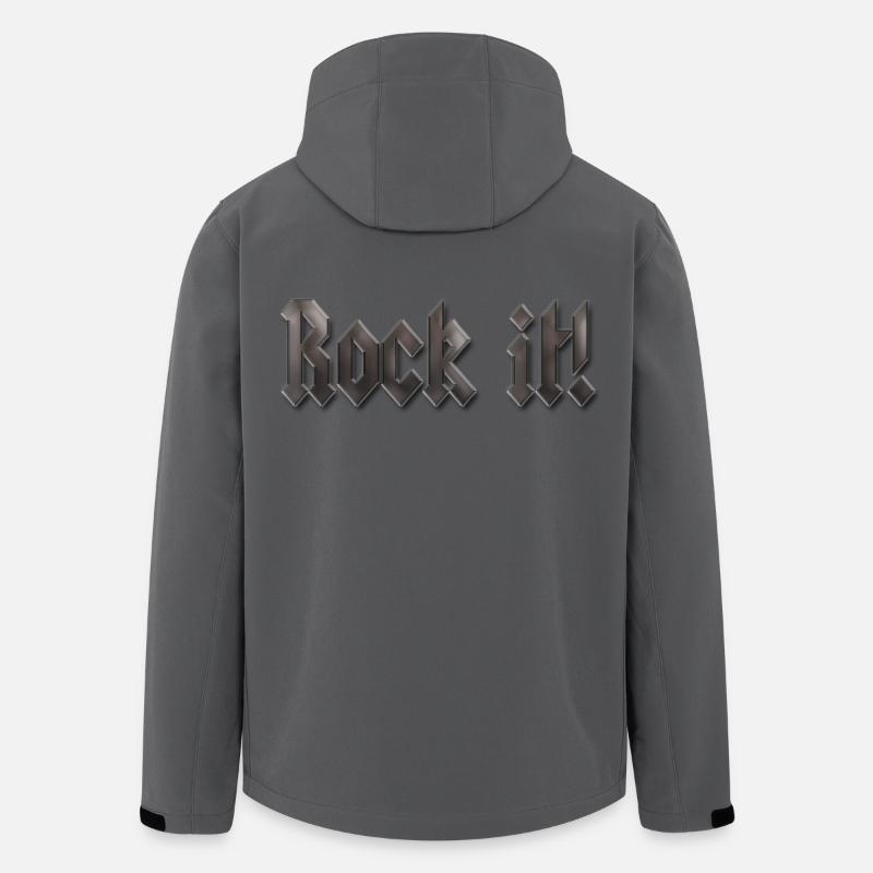 LP UFO Tee shirts - Veste softshell homme en polyester recyclé Stanley/Stella - charbon