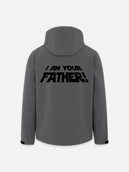 i am your father - Men’s Recycled Softshell Jacket by Stanley/Stella - anthracite