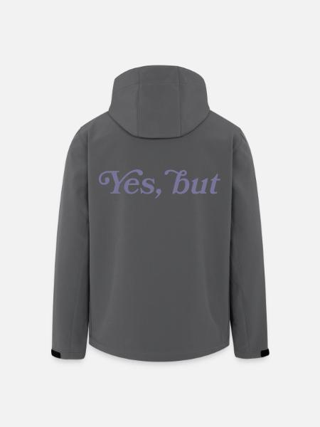 Ja, aber... - Veste softshell homme en polyester recyclé Stanley/Stella - charbon