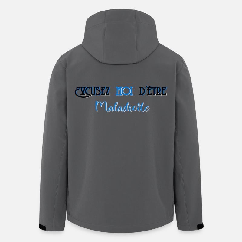 Excuse me for being clumsy - Men’s Recycled Softshell Jacket by Stanley/Stella - anthracite