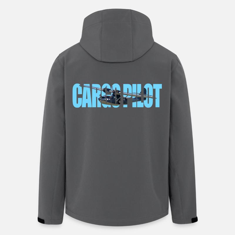 Cargo pilot PBY Catalina - Recycelte Männer Softshell-Jacke von Stanley/Stella - Anthrazit