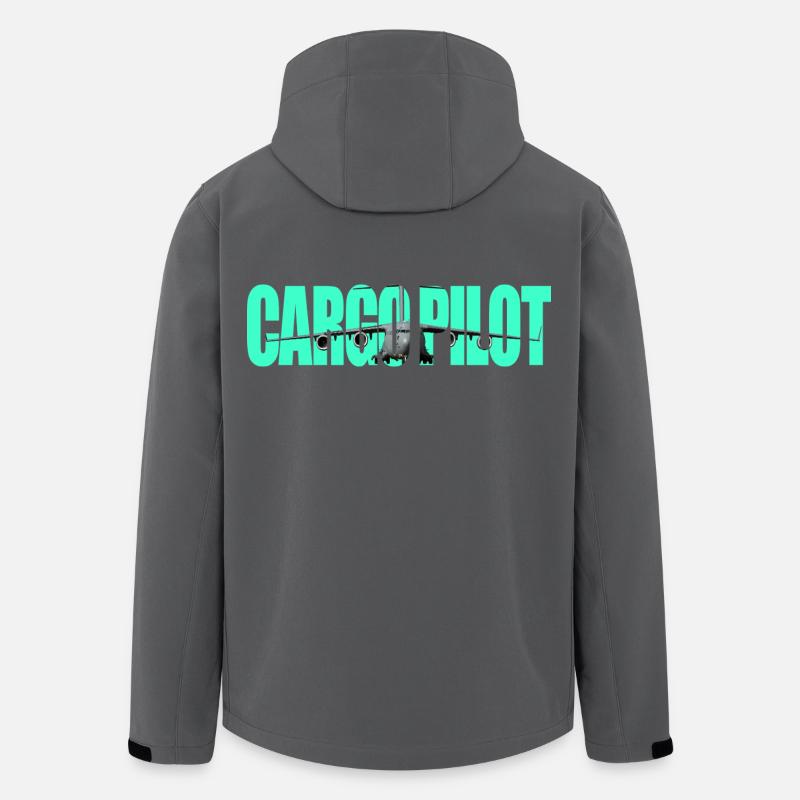 Cargo pilot C-17 - Men’s Recycled Softshell Jacket by Stanley/Stella - anthracite