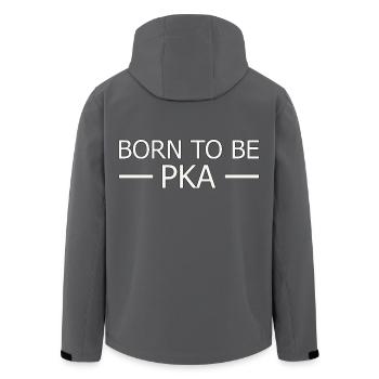 PKA Born To Be - Recycelte Männer Softshell-Jacke von Stanley/Stella - Anthrazit - Hinten - AI Model Male 185 light (185cm)