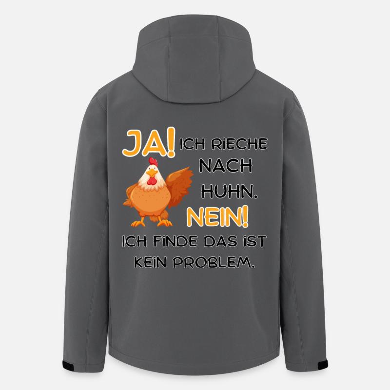 Huhn Geruch - Recycelte Männer Softshell-Jacke von Stanley/Stella - Anthrazit