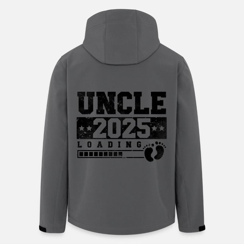 Onkel 2025 loading - Recycelte Männer Softshell-Jacke von Stanley/Stella - Anthrazit