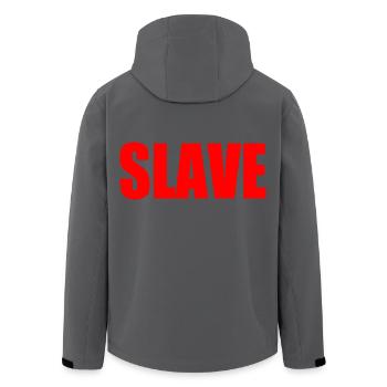 Slave - Recycelte Männer Softshell-Jacke von Stanley/Stella - Anthrazit - Hinten - AI Model Male 185 light (185cm)