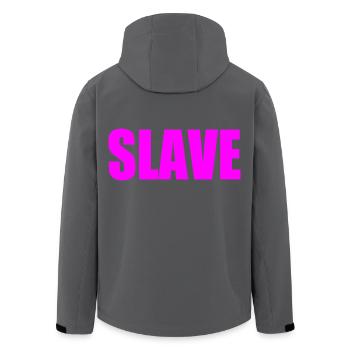 Slave - Recycelte Männer Softshell-Jacke von Stanley/Stella - Anthrazit - Hinten - AI Model Male 185 light (185cm)
