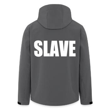 Slave - Recycelte Männer Softshell-Jacke von Stanley/Stella - Anthrazit - Hinten - AI Model Male 185 light (185cm)
