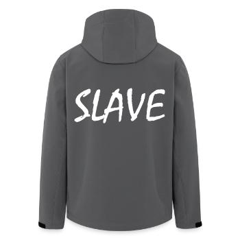 Slave - Recycelte Männer Softshell-Jacke von Stanley/Stella - Anthrazit - Hinten - AI Model Male 185 light (185cm)
