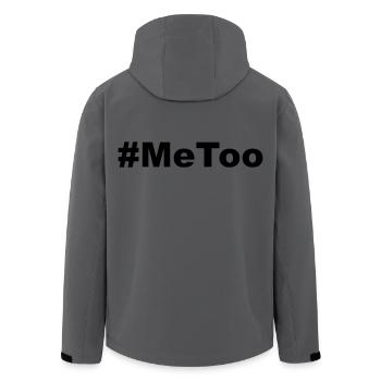 MeToo - Recycelte Männer Softshell-Jacke von Stanley/Stella - Anthrazit - Hinten - AI Model Male 185 light (185cm)