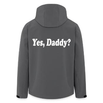 Yes daddy - Recycelte Männer Softshell-Jacke von Stanley/Stella - Anthrazit - Hinten - AI Model Male 185 light (185cm)