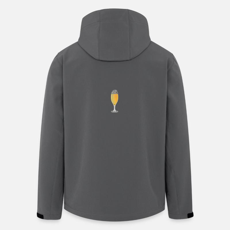beer glass - Recycelte Männer Softshell-Jacke von Stanley/Stella - Anthrazit