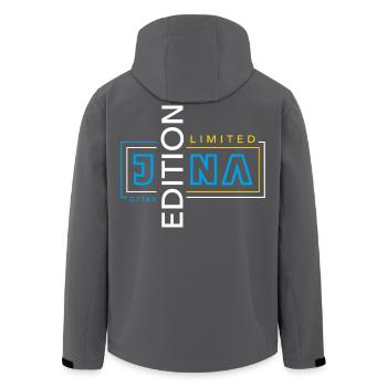 Jena Limited Edition - Recycelte Männer Softshell-Jacke von Stanley/Stella - Anthrazit - Hinten - AI Model Male 185 light (185cm)