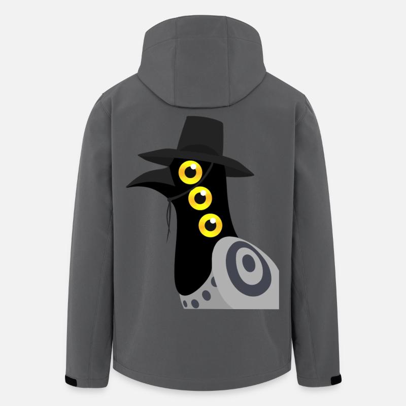 Dämonischer Vogel - Recycelte Männer Softshell-Jacke von Stanley/Stella - Anthrazit