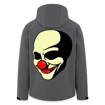 Life is a joke - Recycelte Männer Softshell-Jacke von Stanley/Stella - Anthrazit - Hinten - AI Model Male 185 light (185cm)