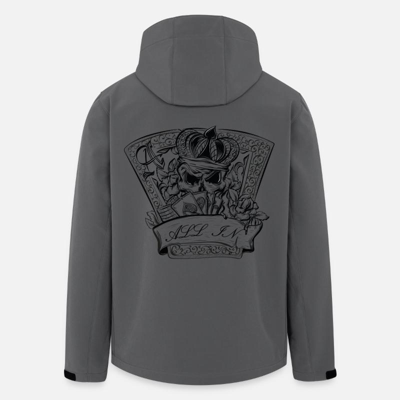 Poker Game with Death - Men’s Recycled Softshell Jacket by Stanley/Stella - anthracite
