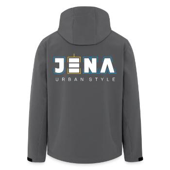 Jena Urban Style - Recycelte Männer Softshell-Jacke von Stanley/Stella - Anthrazit - Hinten - AI Model Male 185 light (185cm)