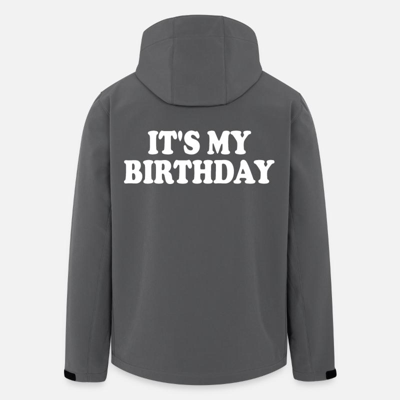 Its my birthday - Men’s Recycled Softshell Jacket by Stanley/Stella - anthracite