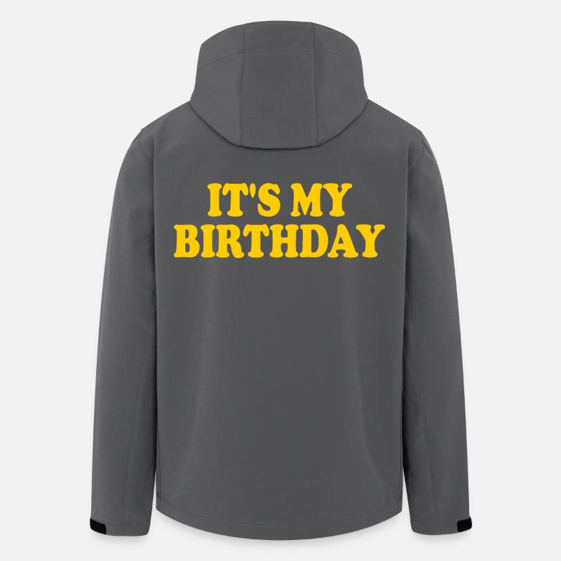 Its my birthday - Recycelte Männer Softshell-Jacke von Stanley/Stella - Anthrazit