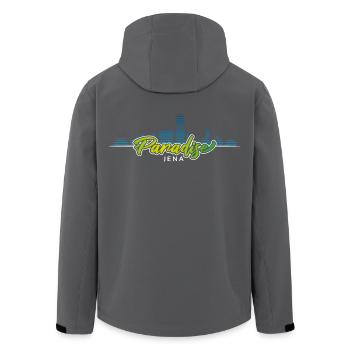 Jena Paradise - Recycelte Männer Softshell-Jacke von Stanley/Stella - Anthrazit - Hinten - AI Model Male 185 light (185cm)
