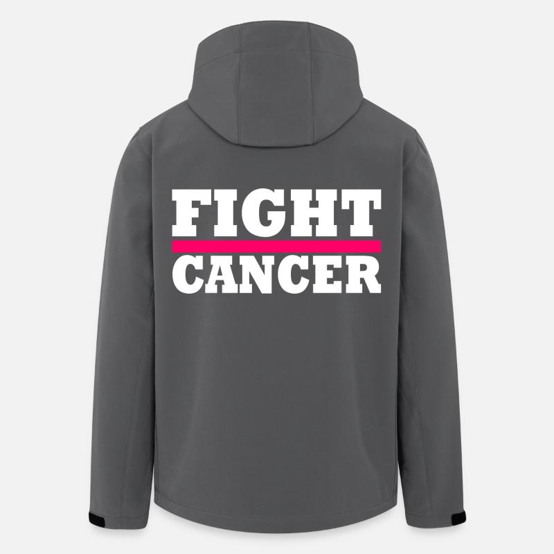 Fight cancer - Recycelte Männer Softshell-Jacke von Stanley/Stella - Anthrazit