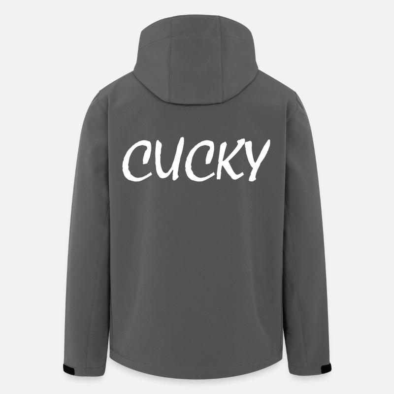 Cucky - Recycelte Männer Softshell-Jacke von Stanley/Stella - Anthrazit