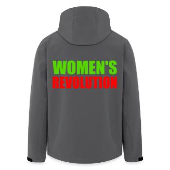 Womens revolution - Recycelte Männer Softshell-Jacke von Stanley/Stella - Anthrazit - Hinten - AI Model Male 185 light (185cm)