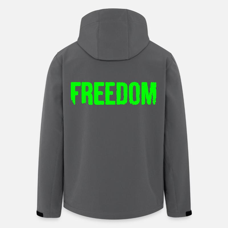 Freedom - Recycelte Männer Softshell-Jacke von Stanley/Stella - Anthrazit