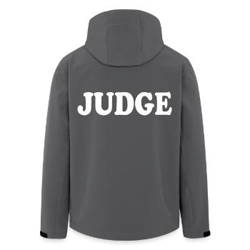 Judge - Recycelte Männer Softshell-Jacke von Stanley/Stella - Anthrazit - Hinten - AI Model Male 185 light (185cm)