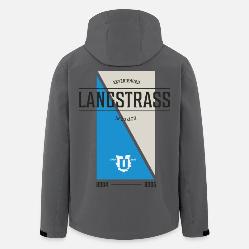 Zurich Langstrass Edition - Veste softshell homme en polyester recyclé Stanley/Stella - charbon