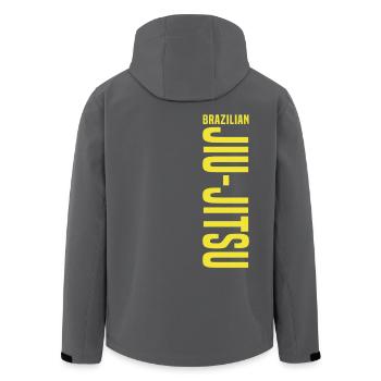 Brazilian Jiu Jitsu T-shirt BJJ Jiu-Jitsu - Recycelte Männer Softshell-Jacke von Stanley/Stella - Anthrazit - Hinten - AI Model Male 185 light (185cm)