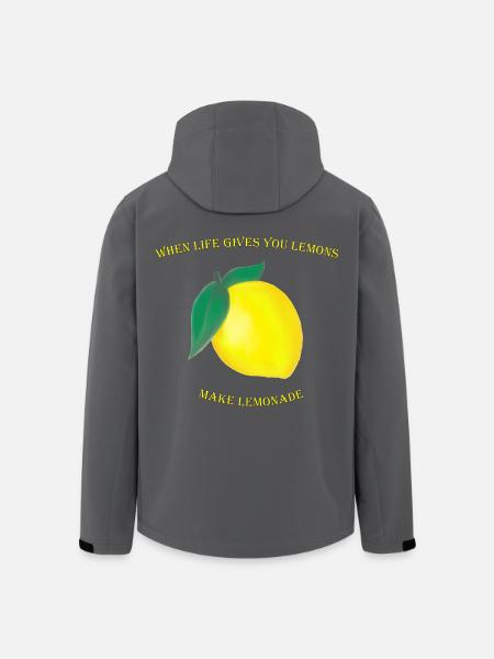 When Life Gives You Lemons Make Lemonade - Recycelte Männer Softshell-Jacke von Stanley/Stella - Anthrazit