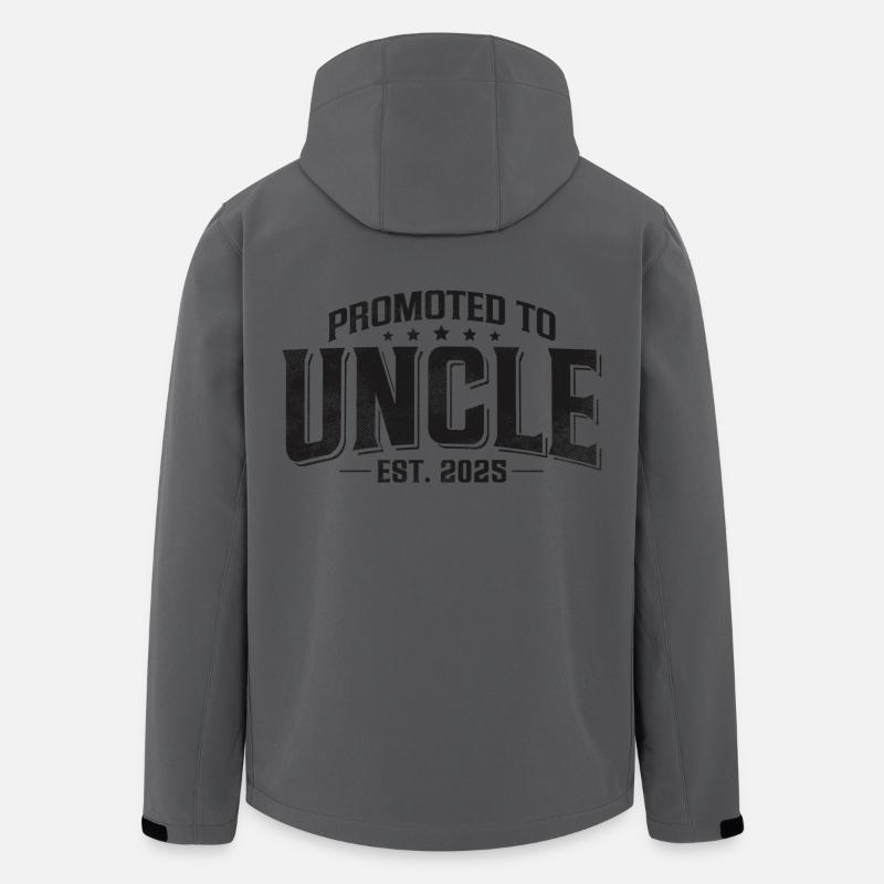 Promotion au rang d’oncle 2025 - Veste softshell homme en polyester recyclé Stanley/Stella - charbon