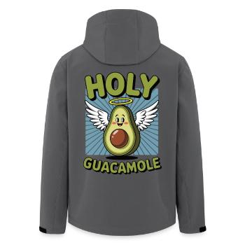 Holy Guacamole - Men’s Recycled Softshell Jacket by Stanley/Stella - anthracite - Back - AI Model Male 185 light (185cm)