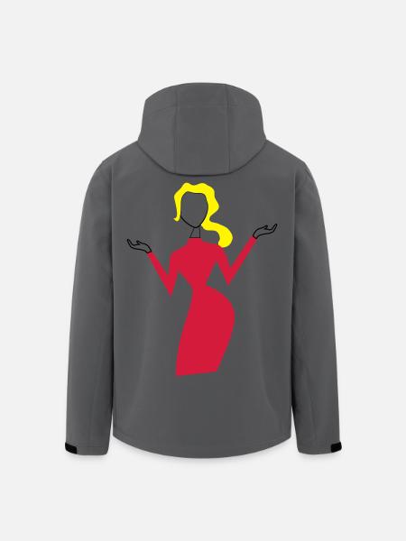 frau - Recycelte Männer Softshell-Jacke von Stanley/Stella - Anthrazit