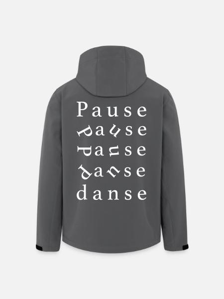 tanzen - Recycelte Männer Softshell-Jacke von Stanley/Stella - Anthrazit