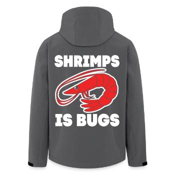 Shrimp - Recycelte Männer Softshell-Jacke von Stanley/Stella - Anthrazit - Hinten - AI Model Male 185 light (185cm)