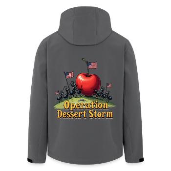 Operation Dessert Storm - Recycelte Männer Softshell-Jacke von Stanley/Stella - Anthrazit - Hinten - AI Model Male 185 light (185cm)