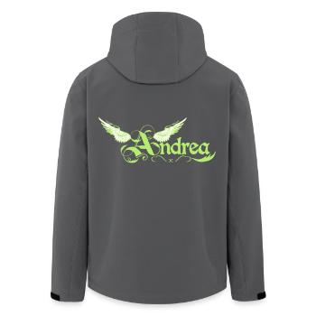 andrea 2 - Veste softshell homme en polyester recyclé Stanley/Stella - charbon - Dos - AI Model Male 185 light (185cm)