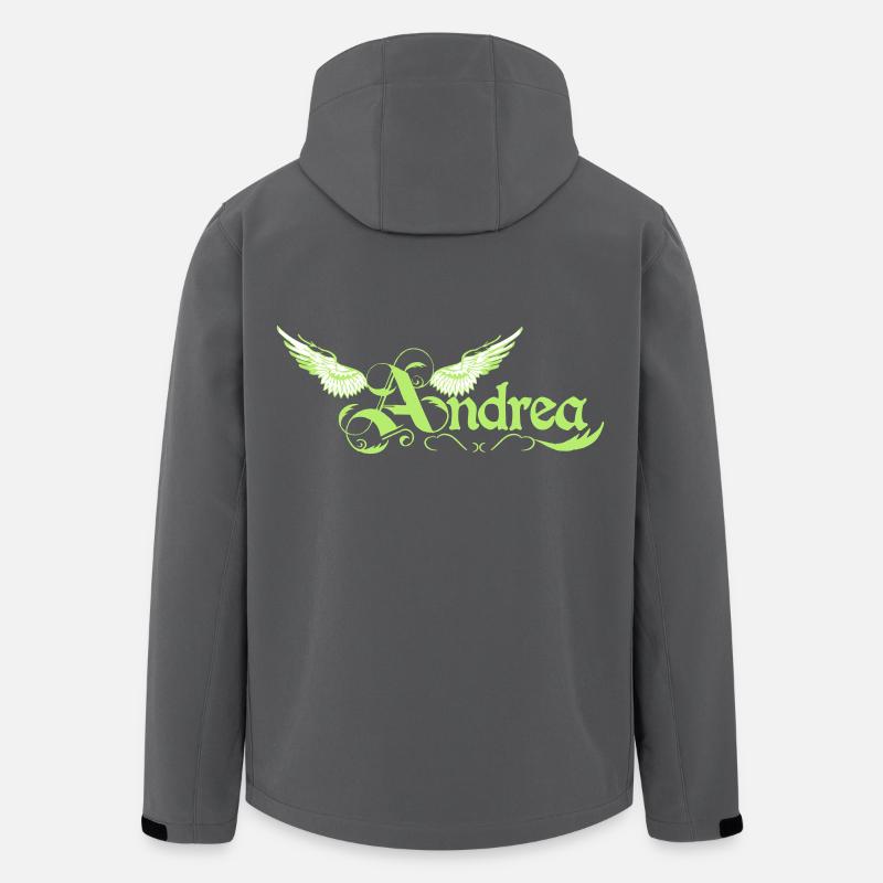 andrea 2 - Men’s Recycled Softshell Jacket by Stanley/Stella - anthracite